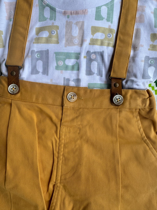 Honey Gold Suspenser Set