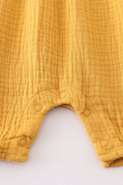 Yellow muslin bow bubble