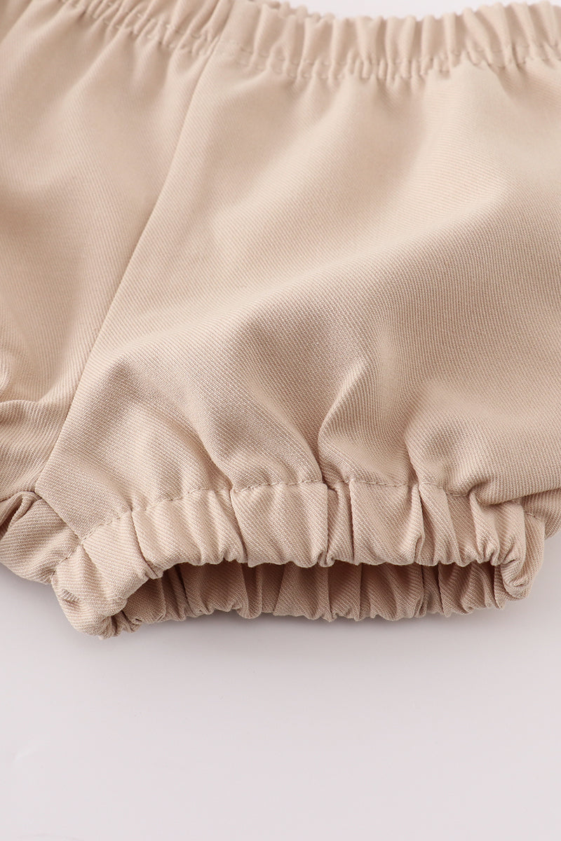 Sand Lace Ruffle Baby Set
