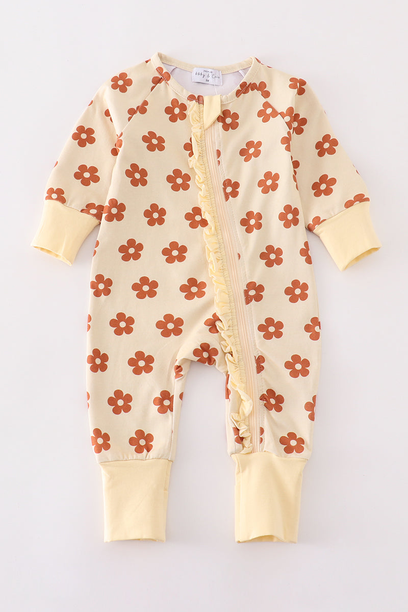 Floral Print Romper