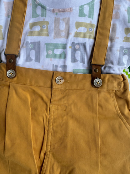 Honey Gold Suspenser Set