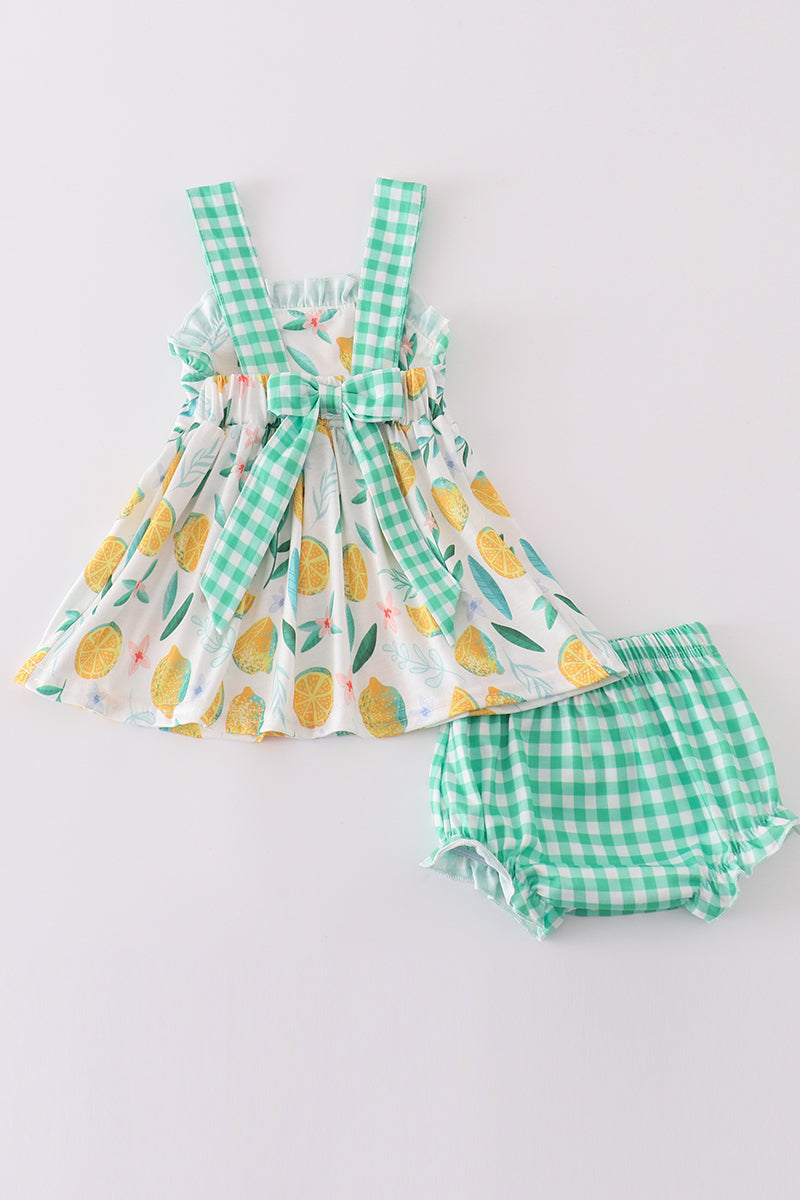 Green Lemon Girl Set