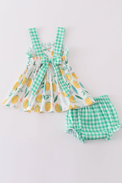 Green Lemon Girl Set