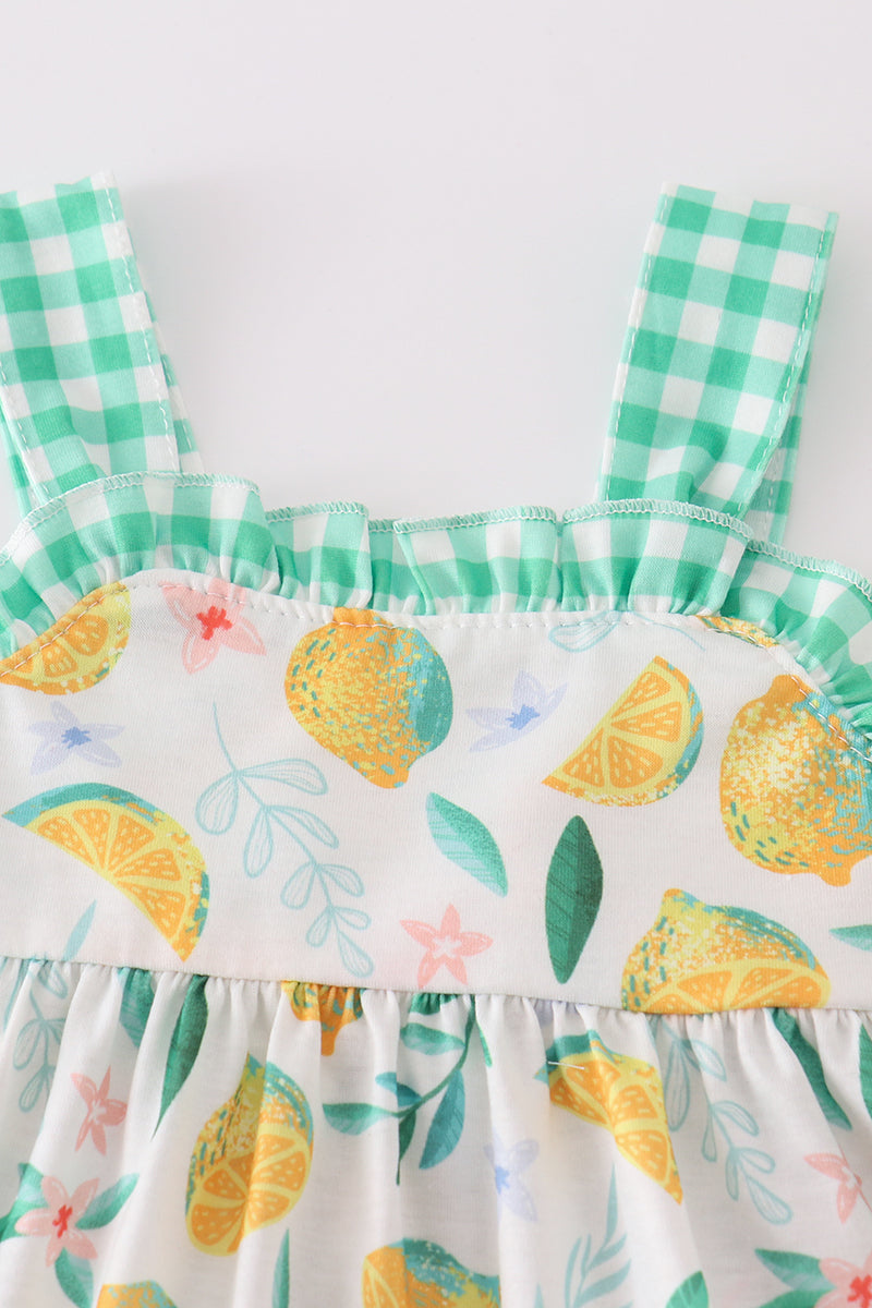 Green Lemon Girl Set