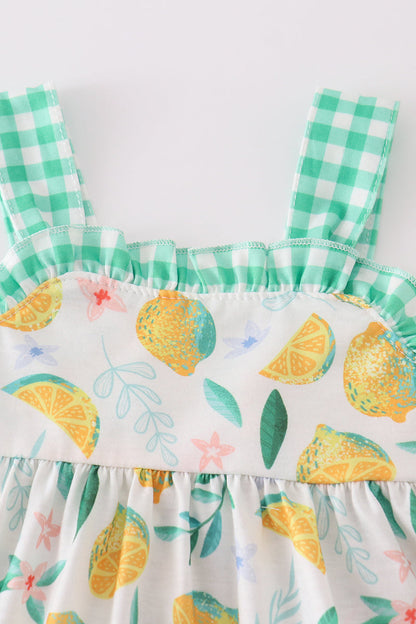 Green Lemon Girl Set